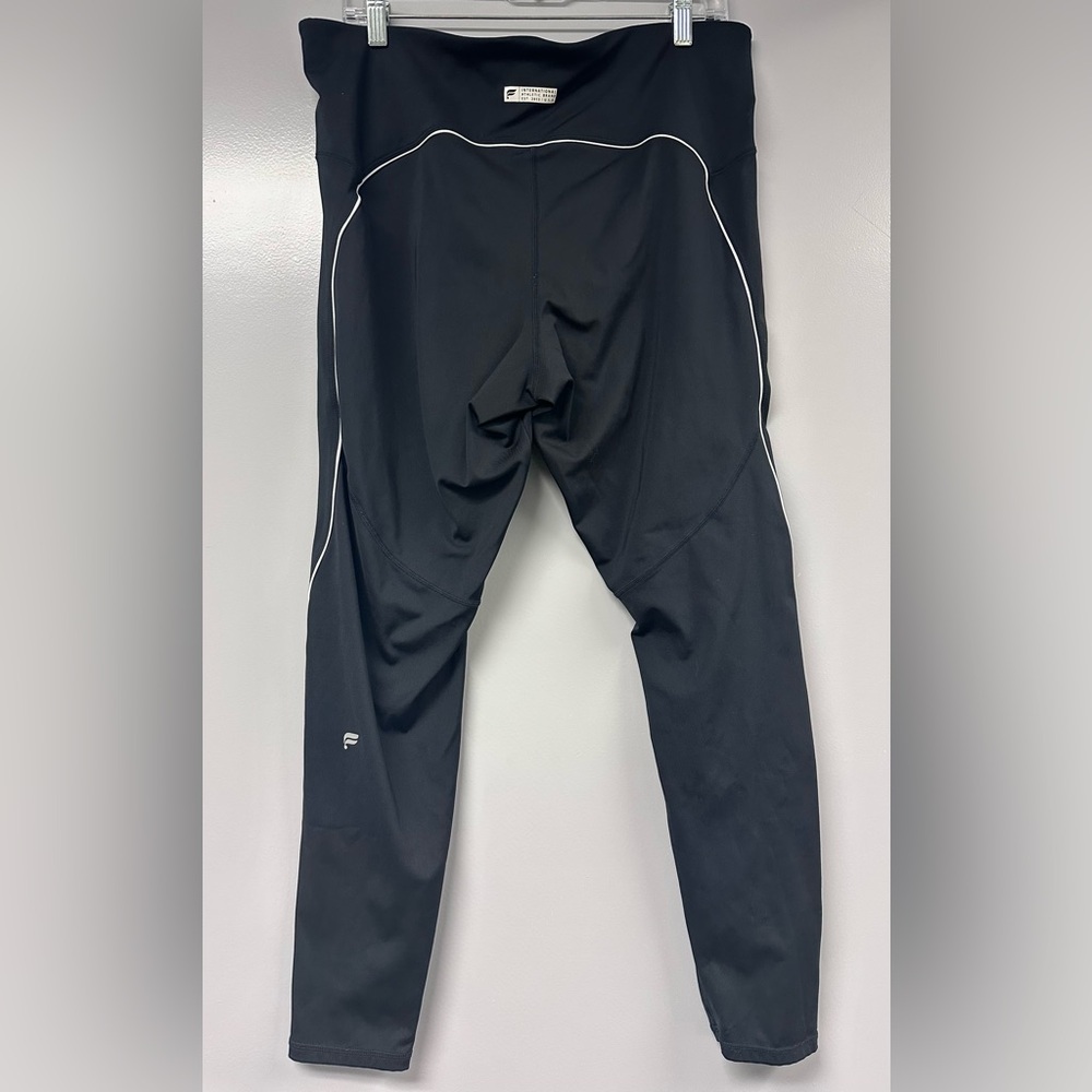 Fabletics 2 Pair Bundle! Both Size 1X: Black and Snake Print Leggings - Picture 3 of 13